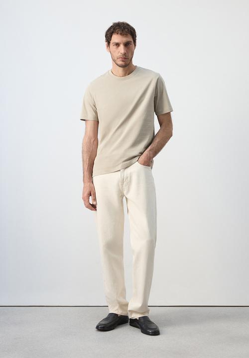 MANGO - T-Shirt Cherlo - Sand