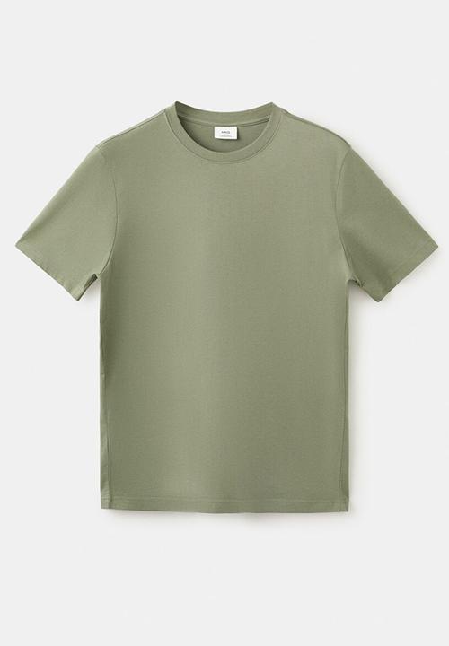 MANGO - T-Shirt Cherlo - Khaki