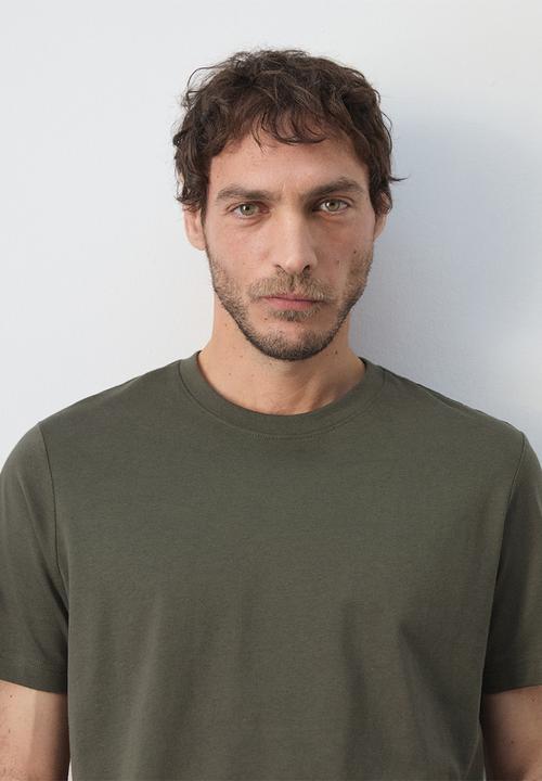MANGO - T-Shirt Cherlo - Dark Green