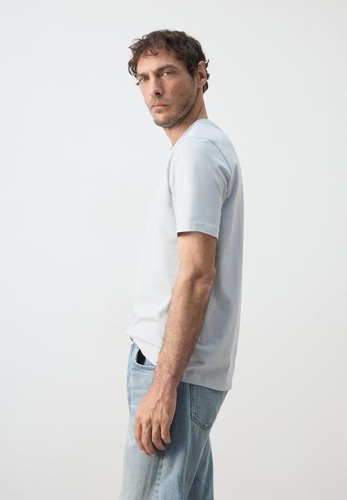 MANGO - T-Shirt Cherlo - Turquoise