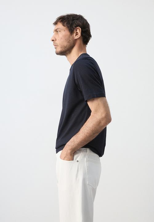 MANGO - T-Shirt Cherlo - Navy