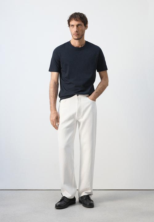 MANGO - T-Shirt Cherlo - Navy