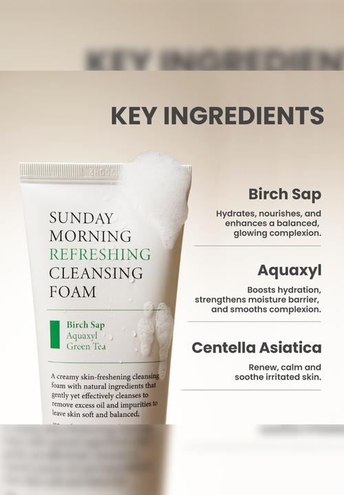 AXIS-Y - Sunday Morning Refreshing Cleansing Foam 120ml