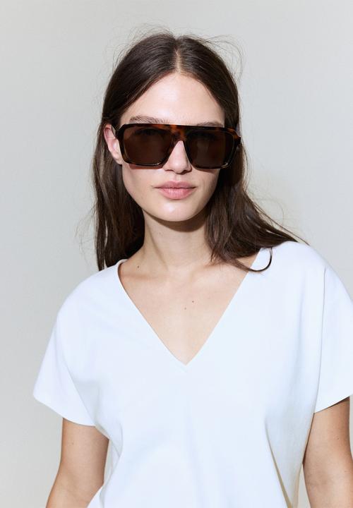 MANGO - T-shirt sevipi  - white