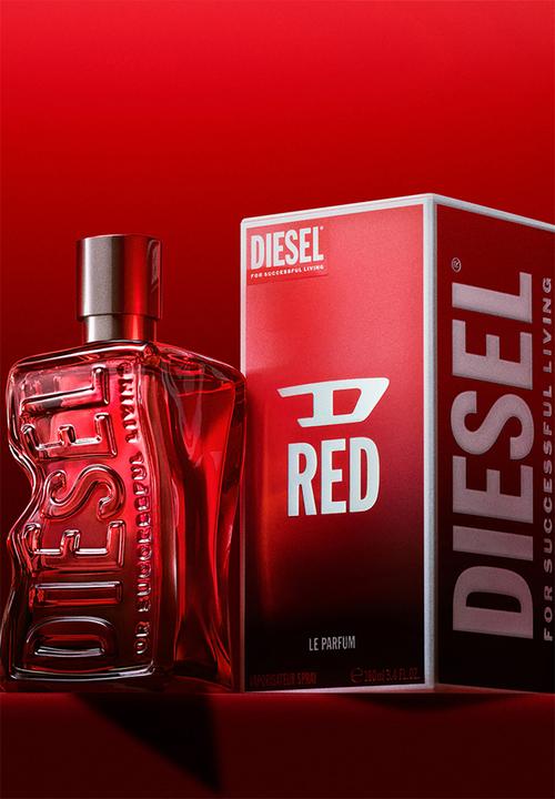 Diesel  - Diesel D Red Parfum - 100ml + Diesel Signature Pouch
