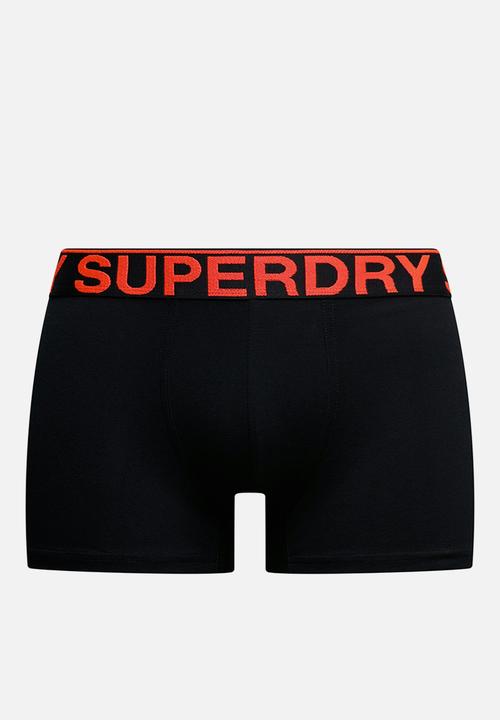 Superdry. - Trunk Triple Pack - Black/Orange