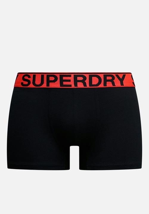 Superdry. - Trunk Triple Pack - Black/Orange