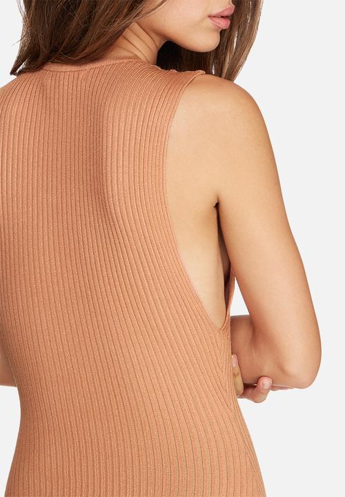 Missguided - Drop armhole ribbed bodysuit