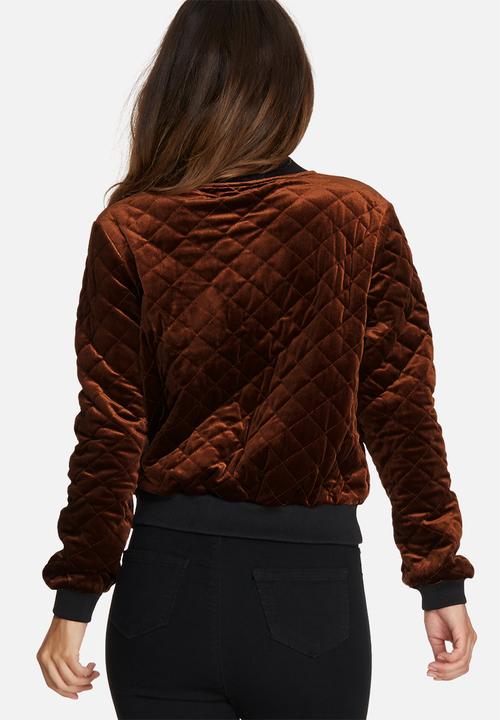 Missguided - Quilted bomber jacket