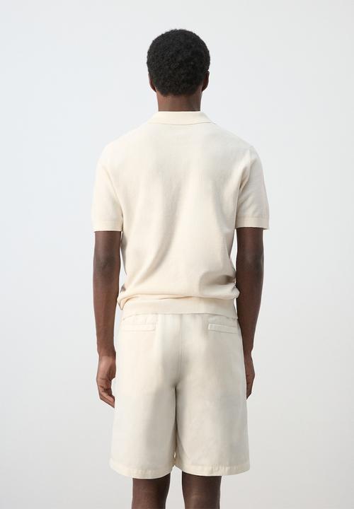 MANGO - Poloshirt Andrew - Light Beige