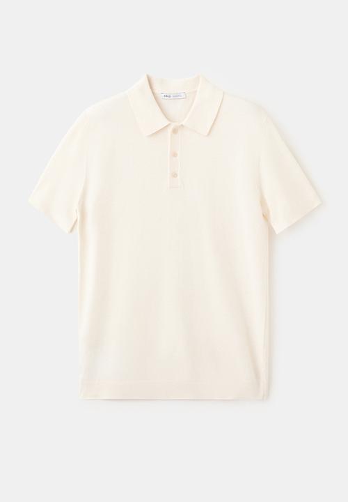 MANGO - Poloshirt Andrew - Light Beige