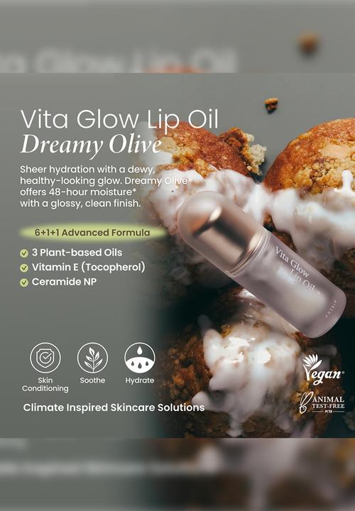 AXIS-Y - Vita Glow Lip Oil - Dreamy Olive