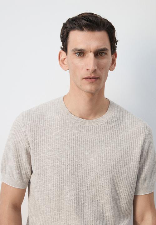 MANGO - T-Shirt Flew - Sand