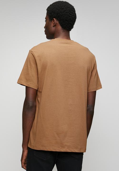 Replay - Jersey T-shirt with embroidery - brandy