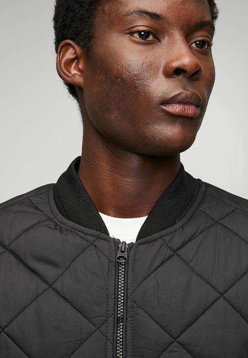 Replay - Regular fit quilted jacket - black