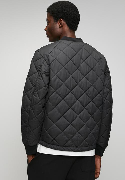 Replay - Regular fit quilted jacket - black