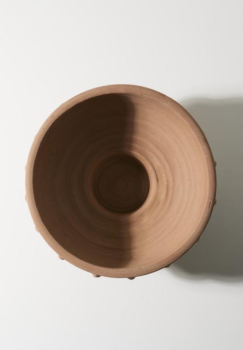 Sixth Floor - Dotty Terracotta Décor Bowl - Natural