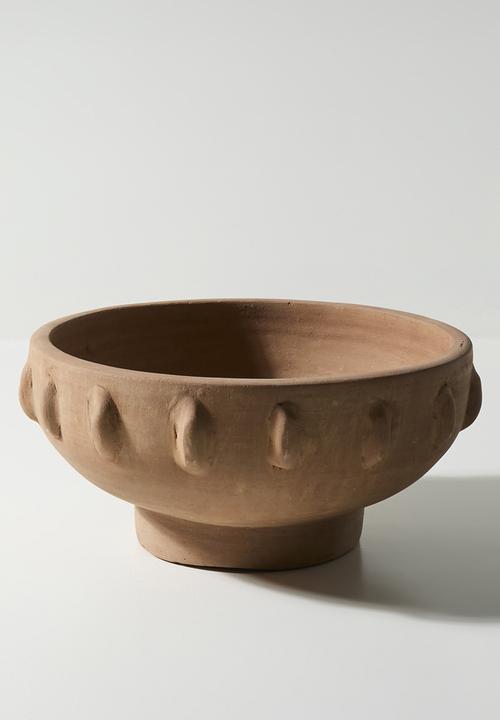 Dotty Terracotta Décor Bowl - Natural