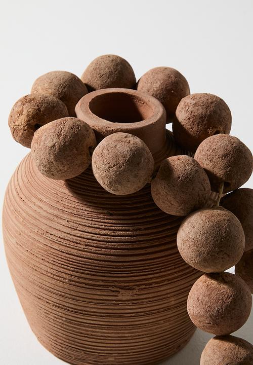 Sixth Floor - Terracotta Beads Décor Beads - Brown