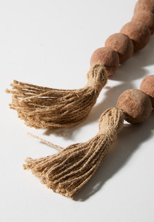 Sixth Floor - Terracotta Beads Décor Beads - Brown