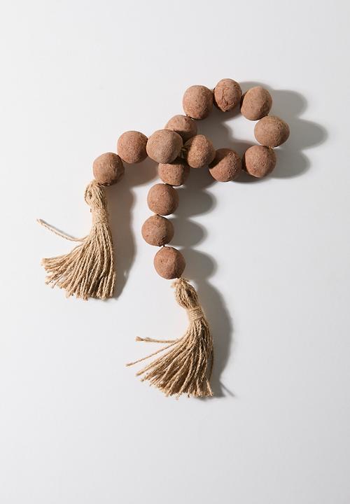 Sixth Floor - Terracotta Beads Décor Beads - Brown