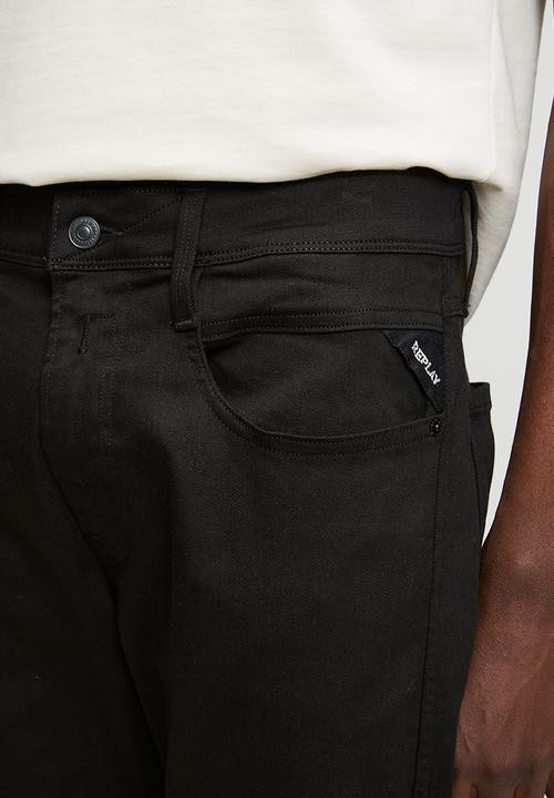 Replay - Anbass Slim Fit Jeans - Black
