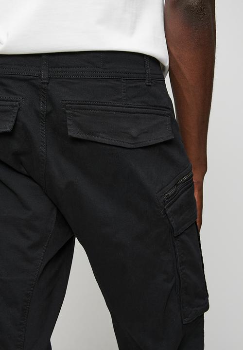 Replay - Joe Cargo Trousers - Black