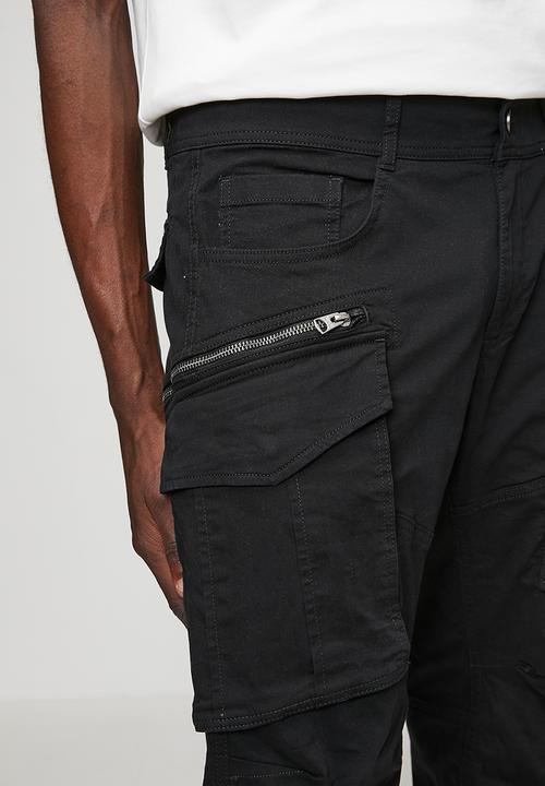 Replay - Joe Cargo Trousers - Black