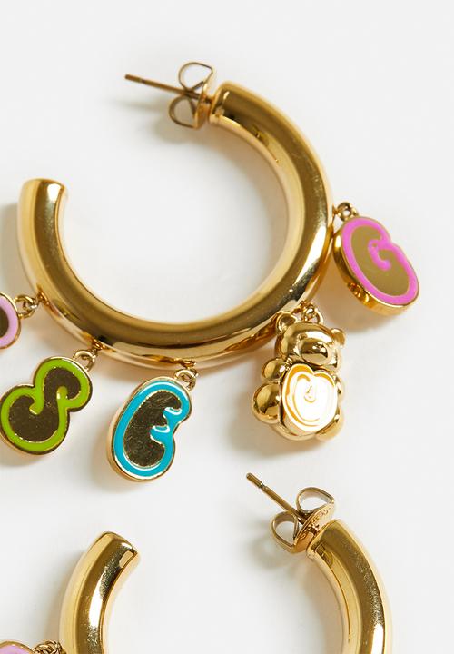GUESS - Ladies Rock Candy35Mm Guess Hoops  - Gold