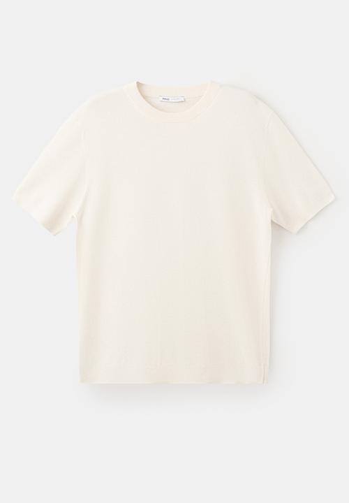 MANGO - T-Shirt Andrew - Light Beige