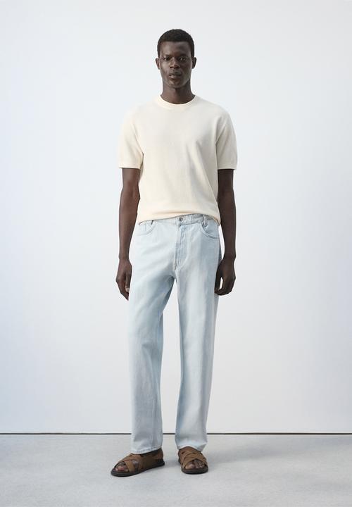 MANGO - T-Shirt Andrew - Light Beige