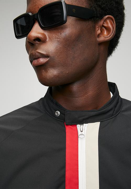 Replay - Jacket with contrasting details - black