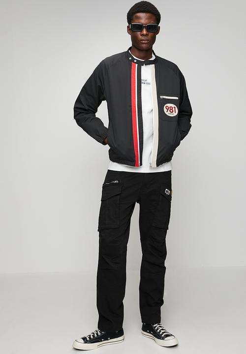Replay - Jacket with contrasting details - black