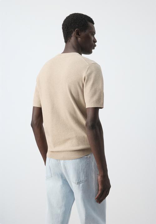 MANGO - T-Shirt Andrew - Beige