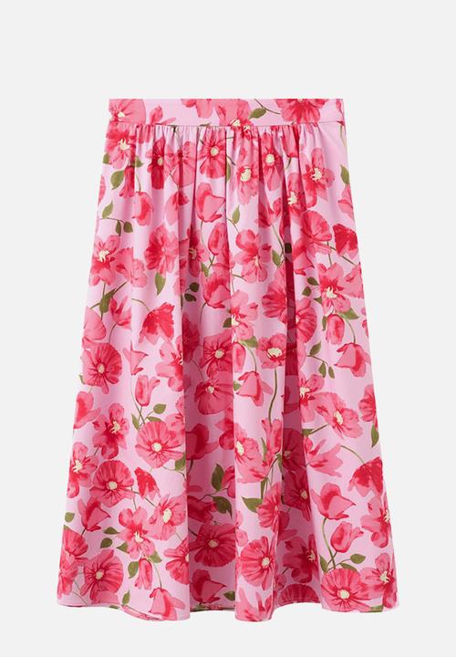MANGO - Skirt castle - pink