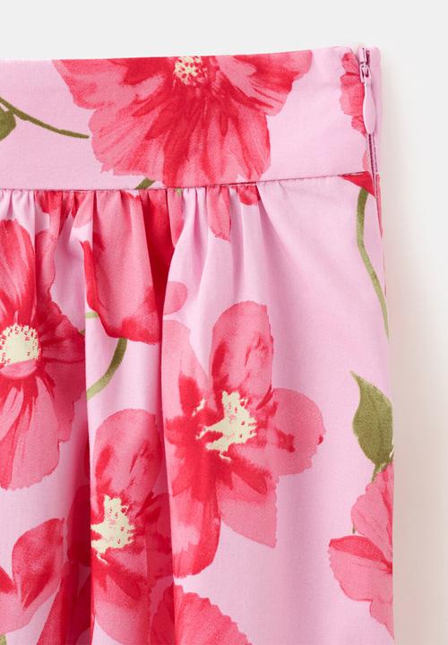 MANGO - Skirt castle - pink