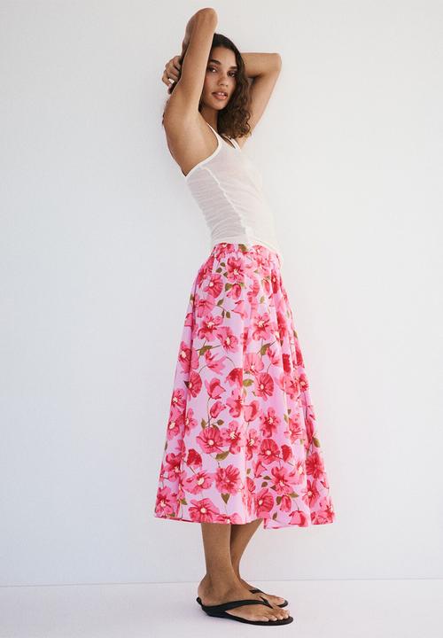 MANGO - Skirt castle - pink