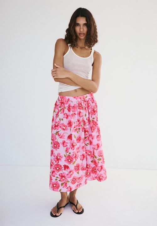 MANGO - Skirt castle - pink