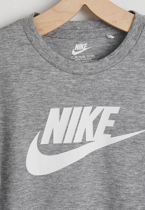 Nike - Nkn Club Tee & Short Set - Midnight Navy/Dk Grey Heather