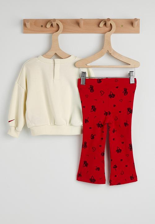 Nike - Nkg Crew Legging Set - University Red 1