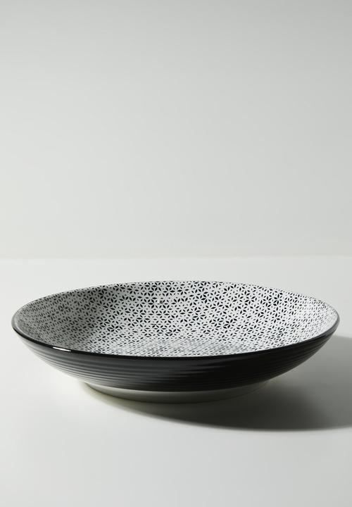 Excellent Houseware - Printed serving bowl - Multi
