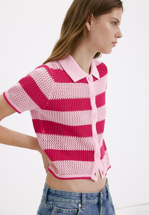 MANGO - Cardigan babilon - pink