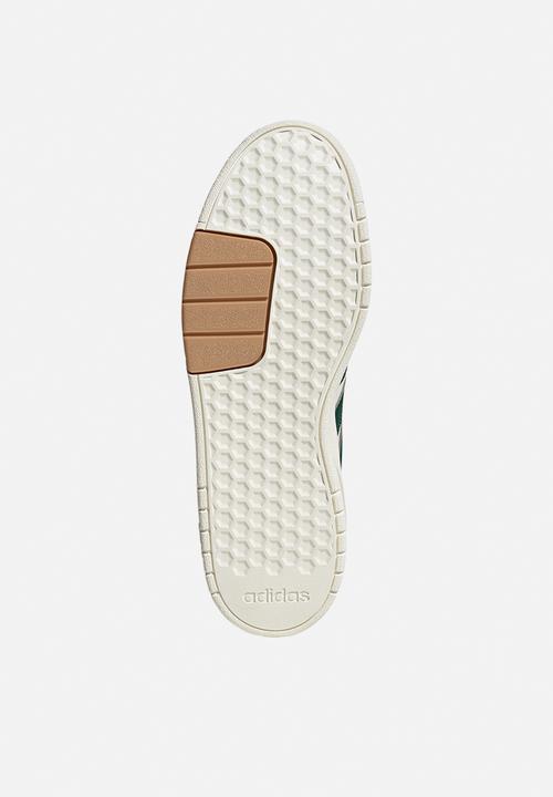 adidas Originals - Courtwave - core white/collegiate green/crew yellow