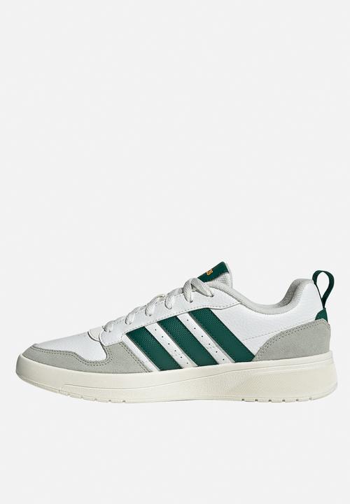 adidas Originals - Courtwave - core white/collegiate green/crew yellow