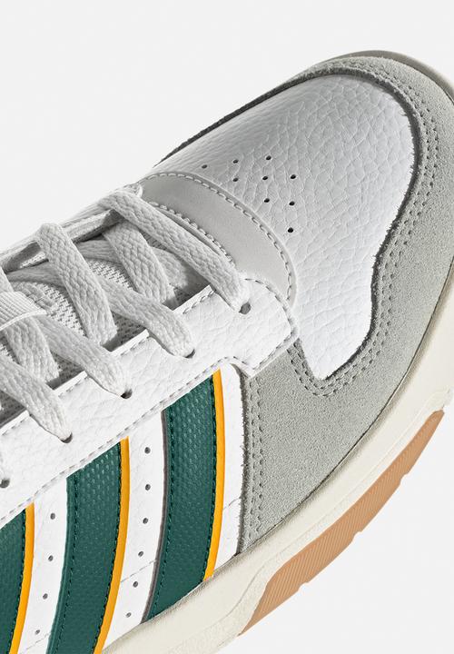 adidas Originals - Courtwave - core white/collegiate green/crew yellow