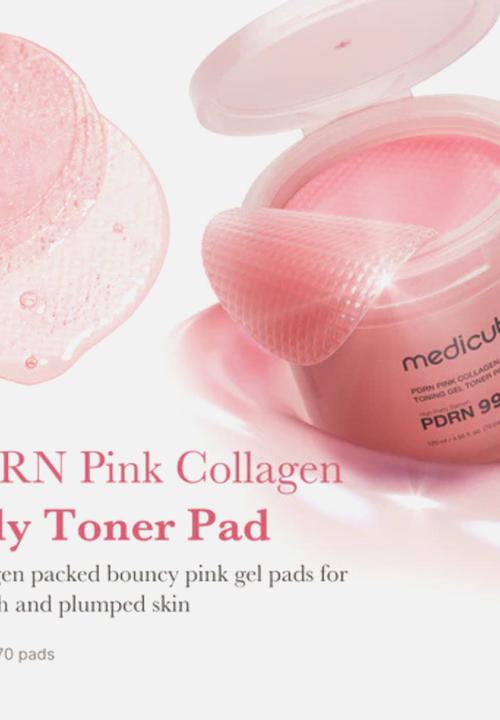 Medicube - PDRN Pink Collagen Toning Gel Toner Pad - 120ml (70 pcs)