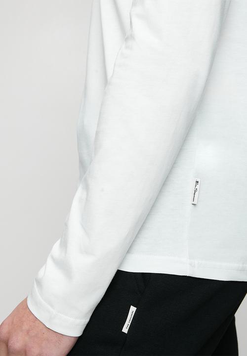 Ben Sherman - Essential Crew Neck Long sleeve T-shirt - White