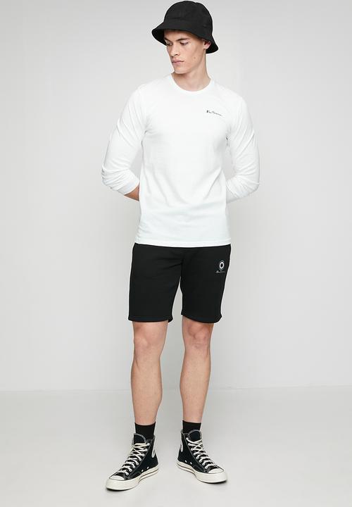 Ben Sherman - Essential Crew Neck Long sleeve T-shirt - White