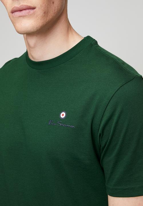 Ben Sherman - Essential Tar Print Crew T-shirt - College Green