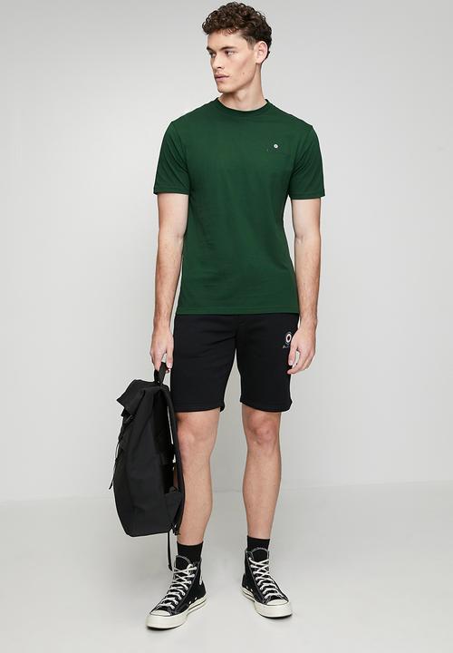 Ben Sherman - Essential Tar Print Crew T-shirt - College Green
